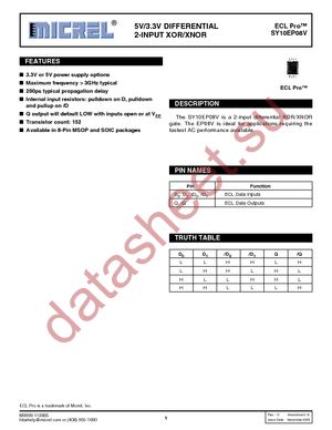 SY10EP08VKI TR datasheet  